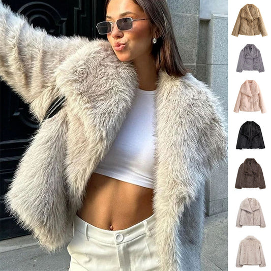 Snowfall Luxe Plush Coat