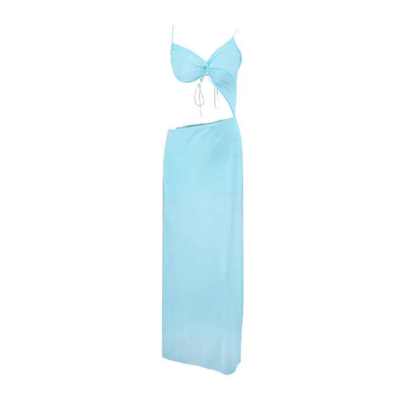 Ocean Bloom Vacation Gown