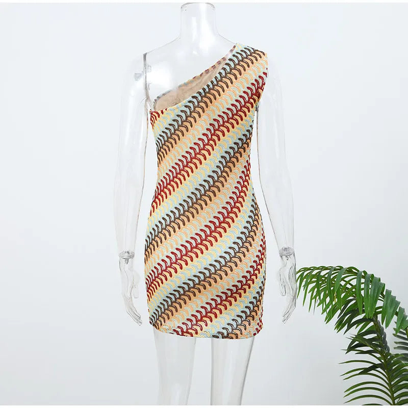 Tropical Glow Crochet Maxi – Vibrant Elegance in Motion