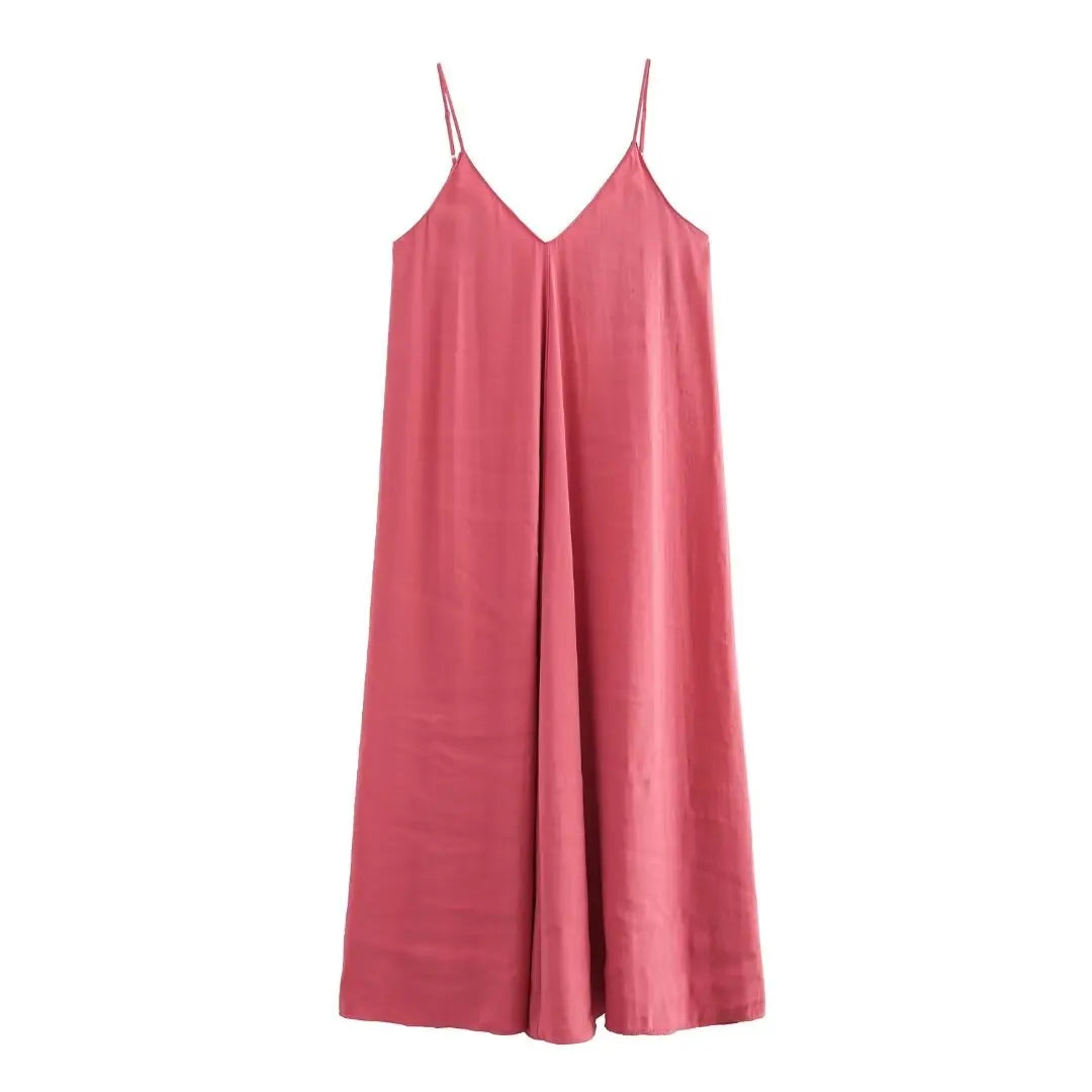 Midnight Drape Backless Maxi – Summer Seduction