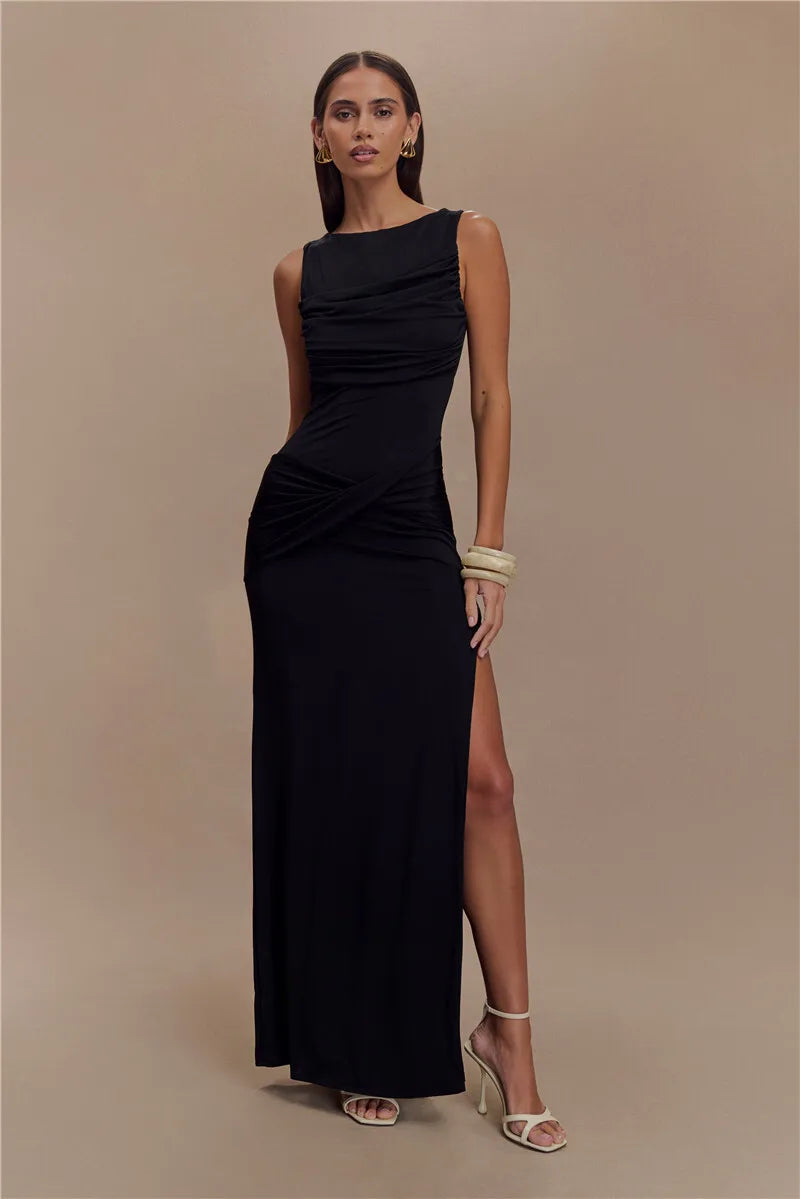 Sultry Summer Split Dress