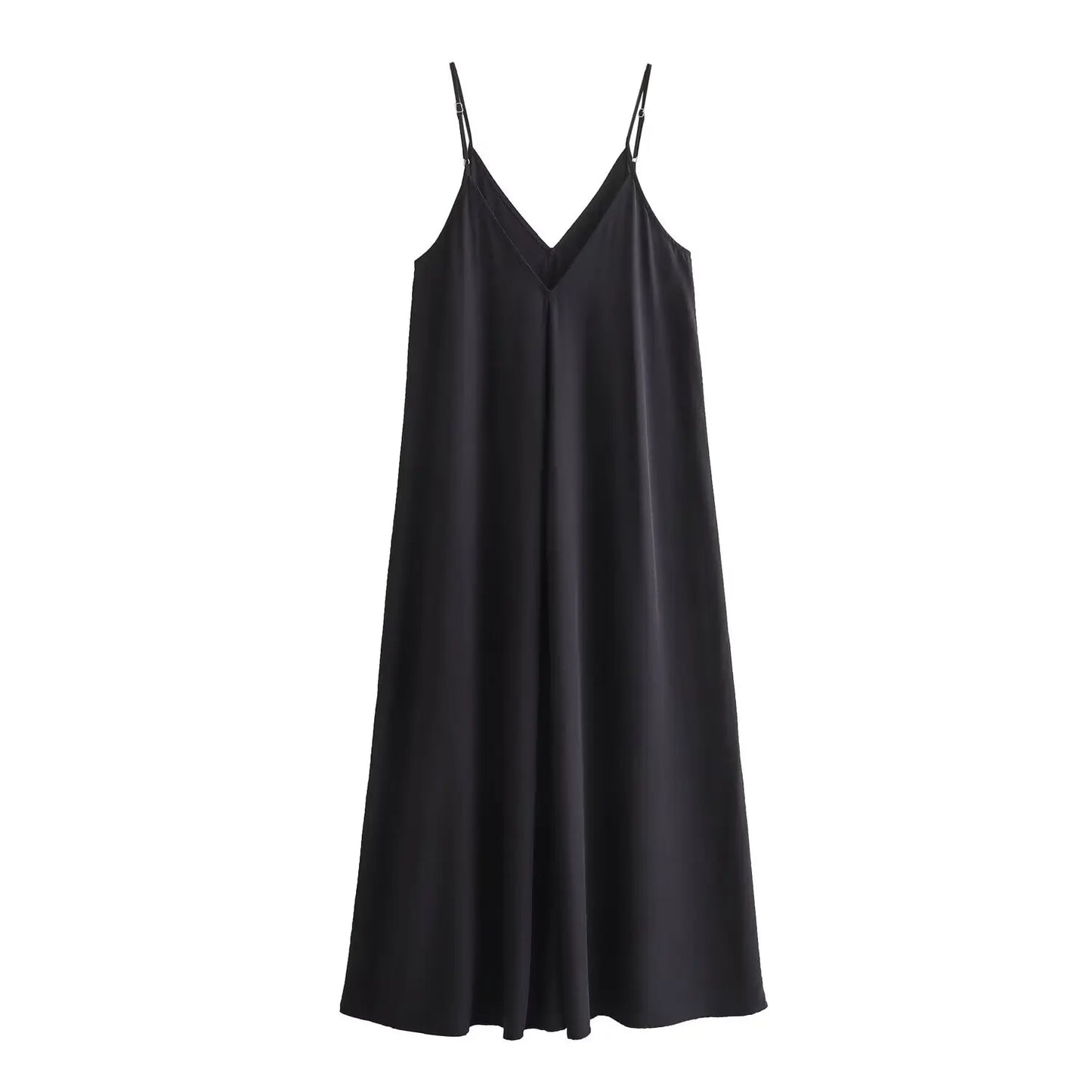 Midnight Drape Backless Maxi – Summer Seduction
