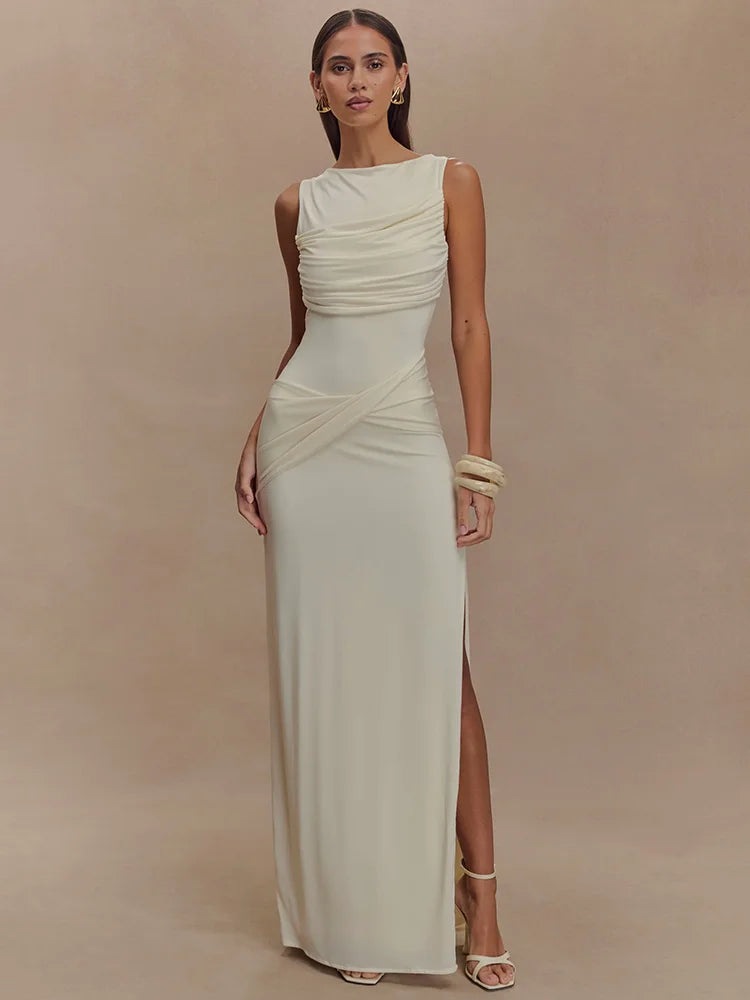 Sultry Summer Split Dress