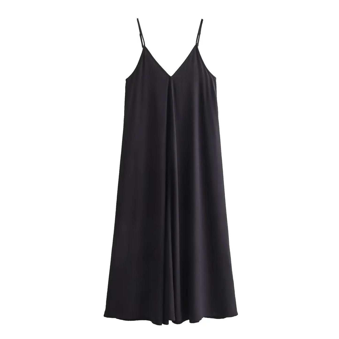 Midnight Drape Backless Maxi – Summer Seduction
