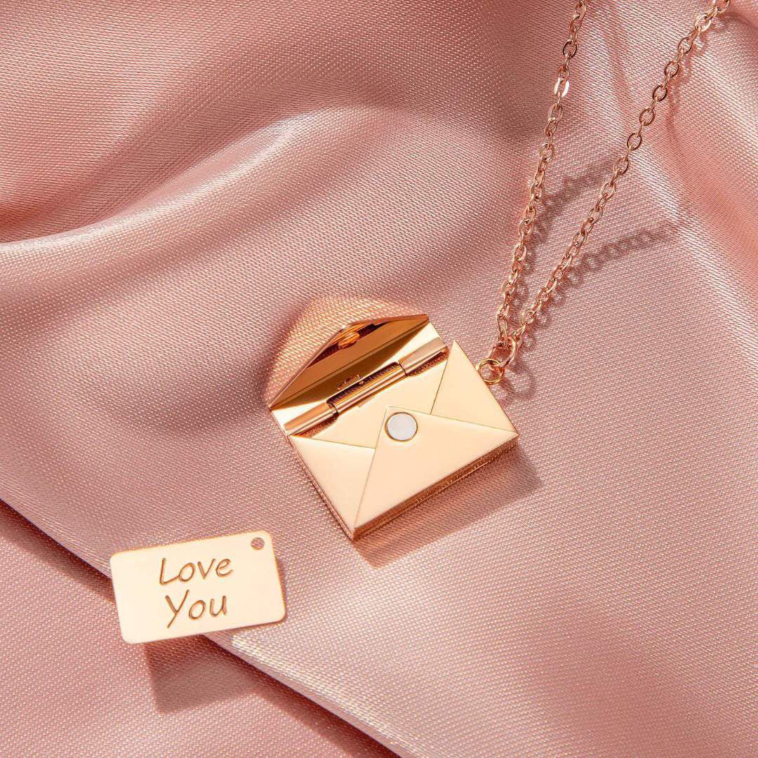 ✨  Love Letter Necklace – The Perfect Valentine's Gift! 💖