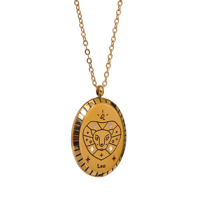 ZODIAC Elegant NECKLACE 18K GOLD PLATED