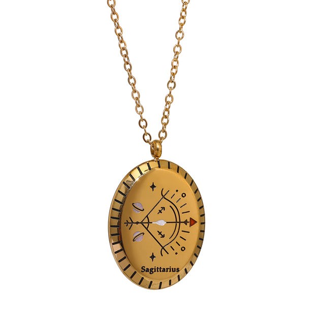 ZODIAC Elegant NECKLACE 18K GOLD PLATED