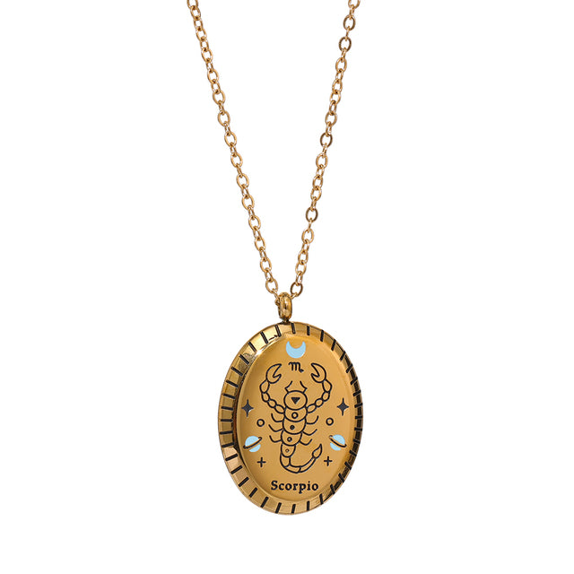 ZODIAC Elegant NECKLACE 18K GOLD PLATED