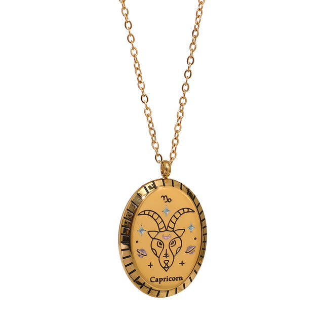 ZODIAC Elegant NECKLACE 18K GOLD PLATED