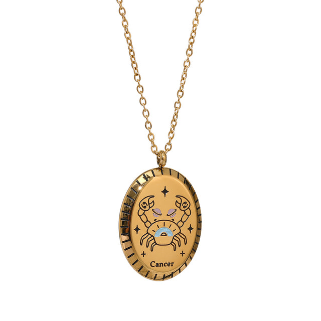 ZODIAC Elegant NECKLACE 18K GOLD PLATED