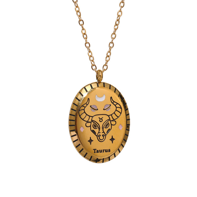 ZODIAC Elegant NECKLACE 18K GOLD PLATED