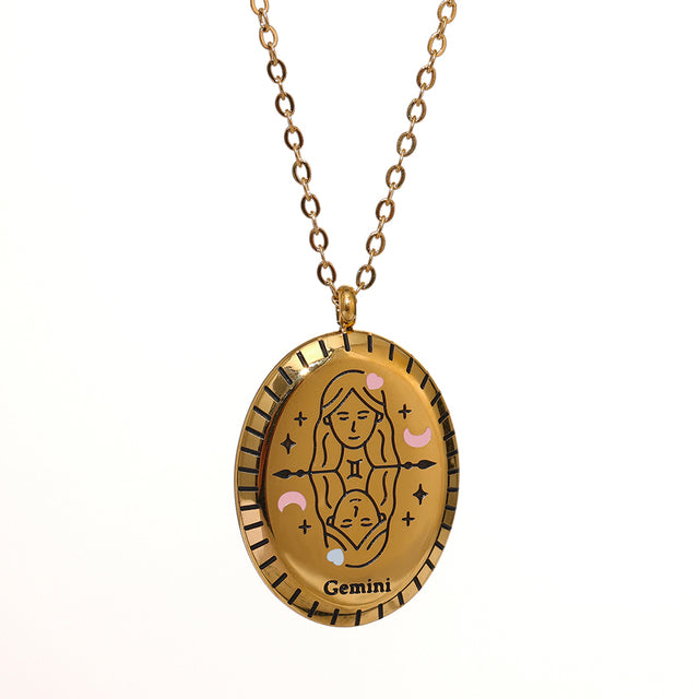 ZODIAC Elegant NECKLACE 18K GOLD PLATED