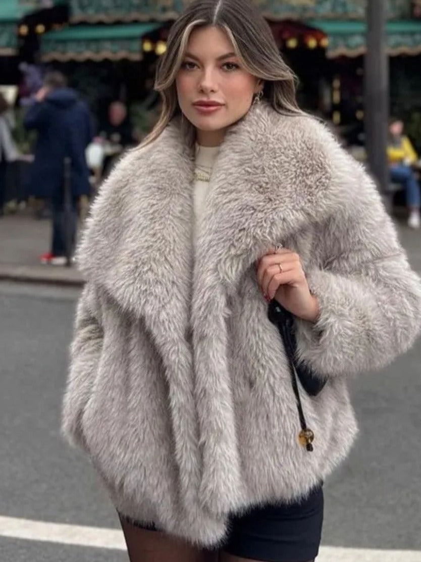 Snowfall Luxe Plush Coat