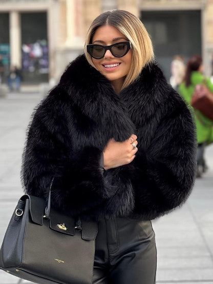 Snowfall Luxe Plush Coat