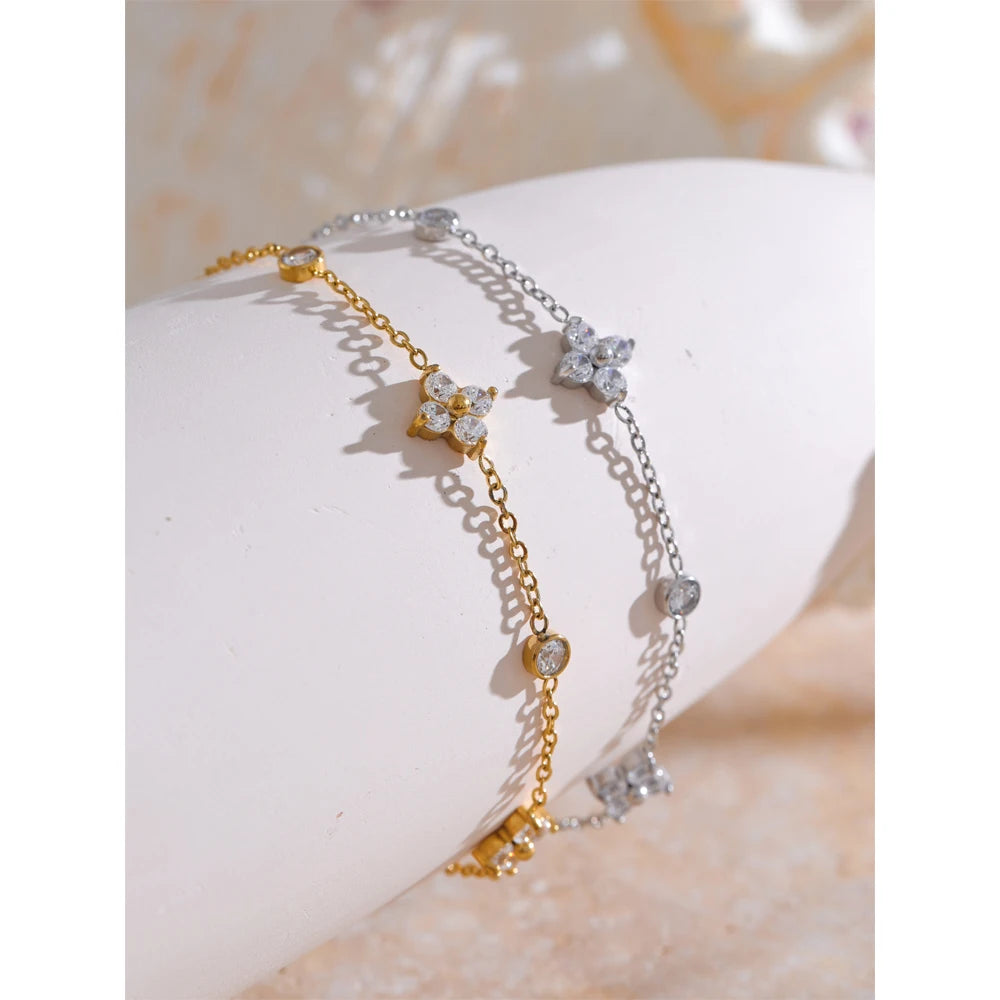 Starlight Zirconia Flower