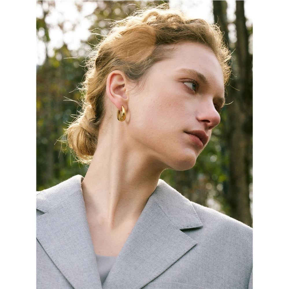 Golden Arc Hoops