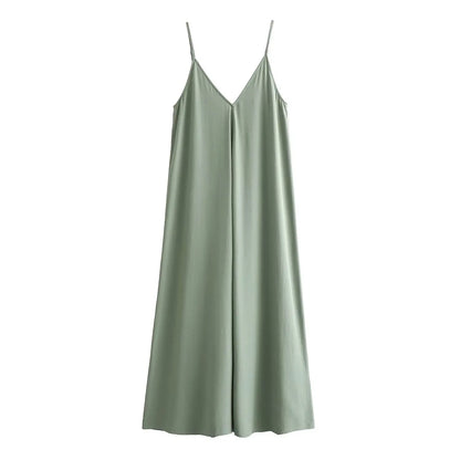 Midnight Drape Backless Maxi – Summer Seduction