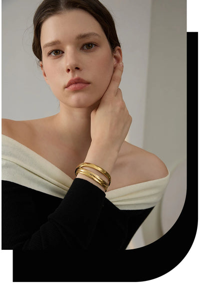 Golden Harmony Bangles