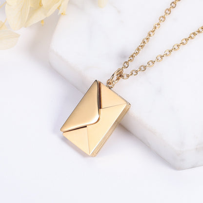 ✨  Love Letter Necklace – The Perfect Valentine's Gift! 💖