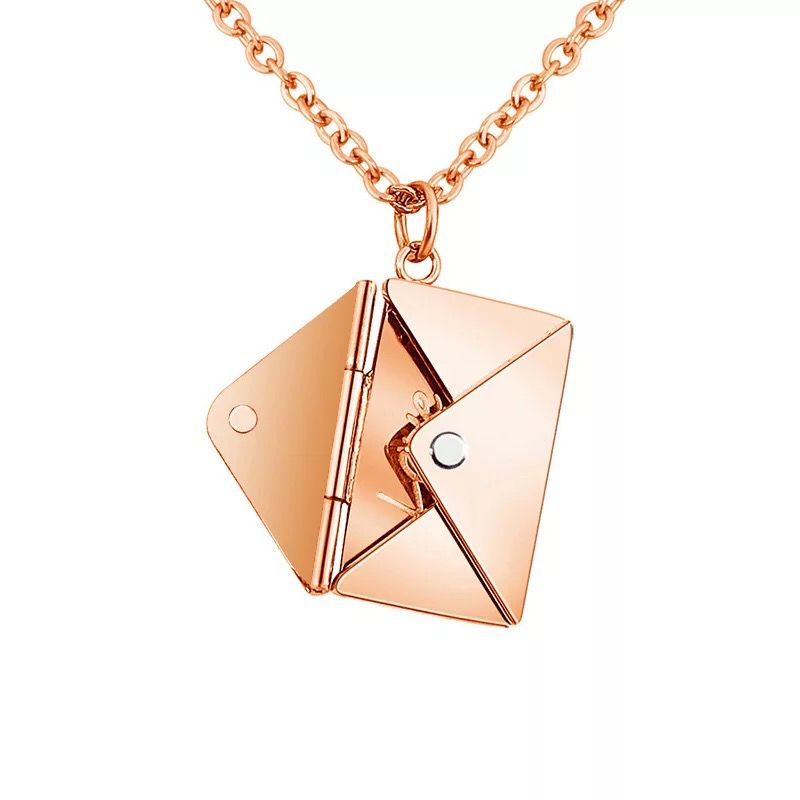 ✨  Love Letter Necklace – The Perfect Valentine's Gift! 💖